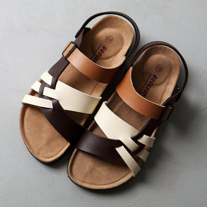 Stylish men's casual sandals, lightweight and comfortable for hot weather. Great for summer fashion and all-day wear.