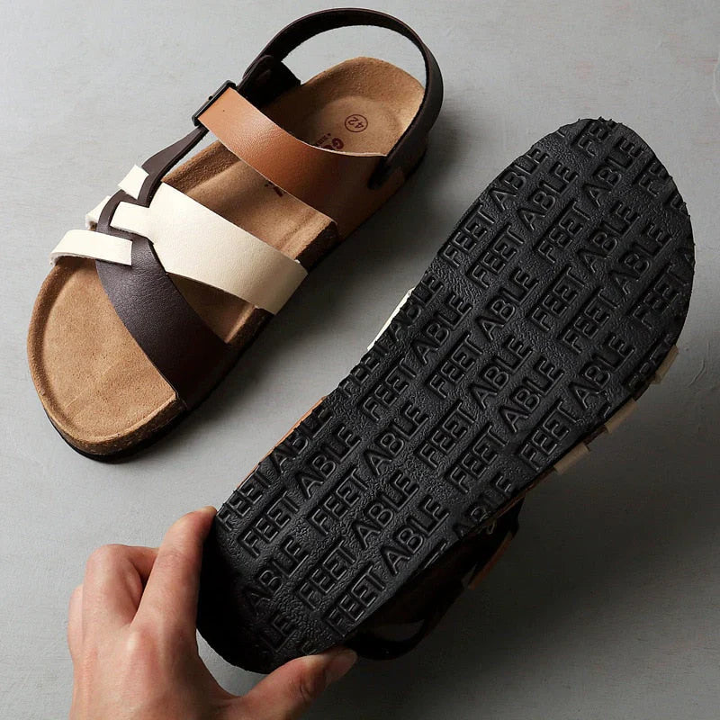 Comfortable men's summer slides, lightweight and durable. Ideal casual footwear for beach, pool, or everyday walking.