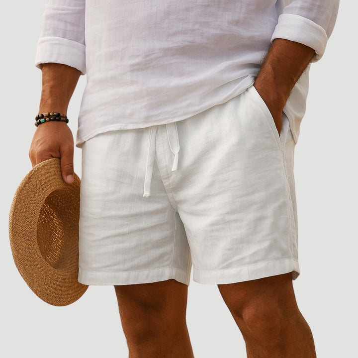 Breathable men's lightweight summer shorts, offering a relaxed fit for all-day comfort.