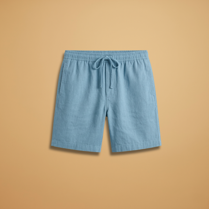 Men's lightweight summer shorts with adjustable drawstring for warm weather comfort.