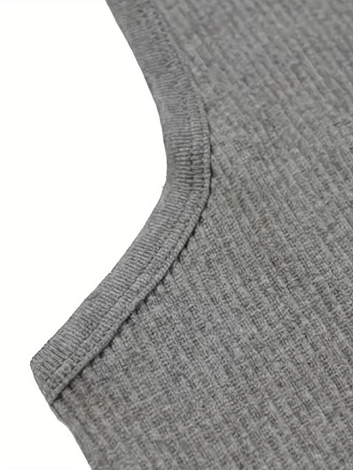Men's activewear tank top, lightweight and athletic, designed for performance in gym workouts and summer fitness.