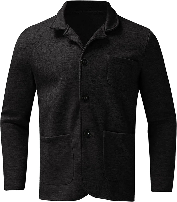 Menswear: lightweight versatile blazer with pockets. Perfect for smart casual, business casual, and layering.