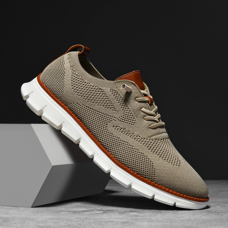 Men's lightweight cushioned walking shoes, comfortable for active footwear & everyday summer use.