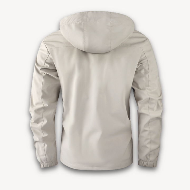 Lightweight men's windbreaker, ideal as a travel jacket & outdoor wear for active summer adventures.