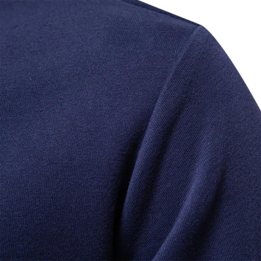 Modern long sleeve men's sweatshirt, comfortable for everyday wear, elevates casual chic style.