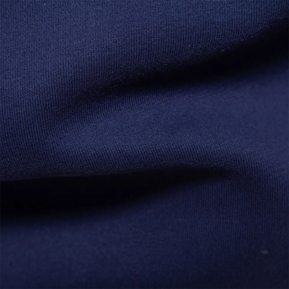 Fashionable men's contrast collar long sleeve sweatshirt, combining comfort with modern smart casual style.