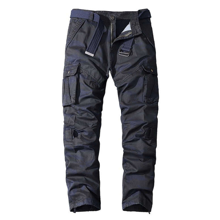 Versatile men's loose fit cargo trousers for a relaxed, modern look, suitable for casual outings & everyday wear.