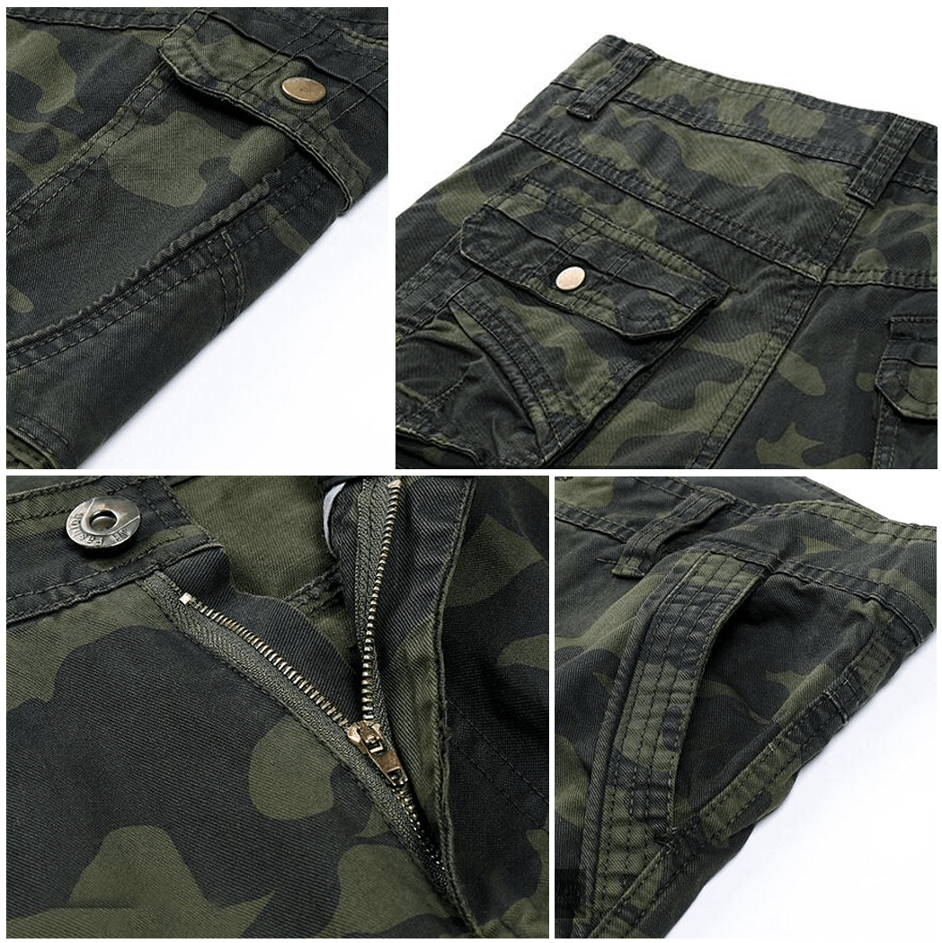 High-quality men's loose fit cargo trousers, comfortable & multi-pocketed, designed for everyday adventures.