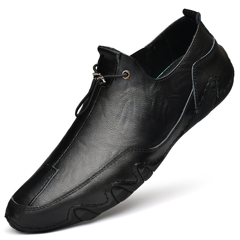 Stylish men's low-cut lace-up orthopedic shoes, offering excellent arch support for all-day comfort.