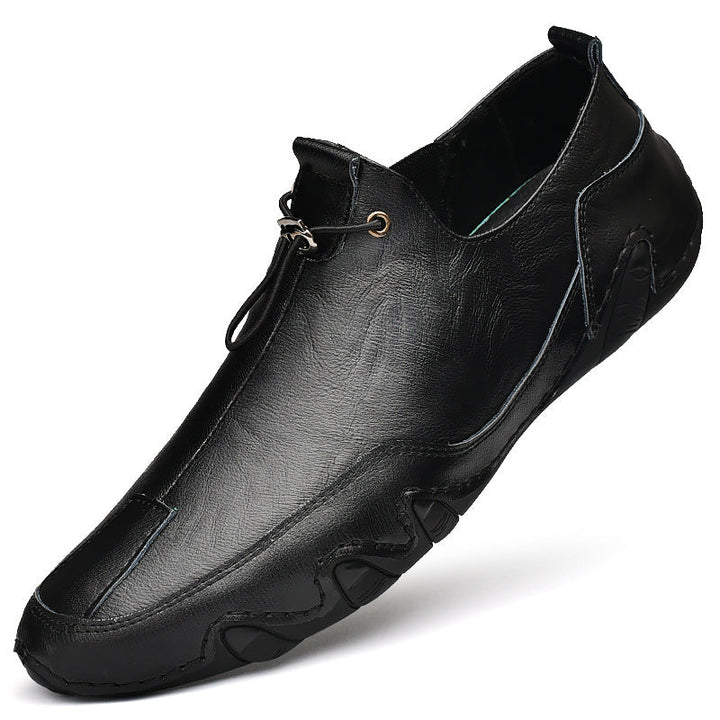 Stylish men's low-cut lace-up orthopedic shoes, offering excellent arch support for all-day comfort.