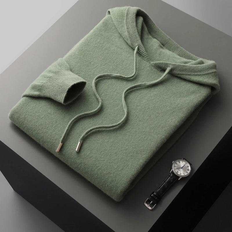Premium men's luxury hoodie with soft fabric and adjustable drawstring hood. Comfortable & stylish casual wear.