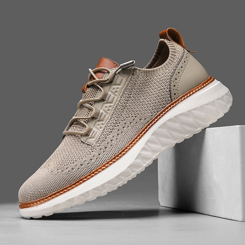 Men's Max Comfort breathable athletic sneakers for walking & everyday wear, lightweight slip-on design.
