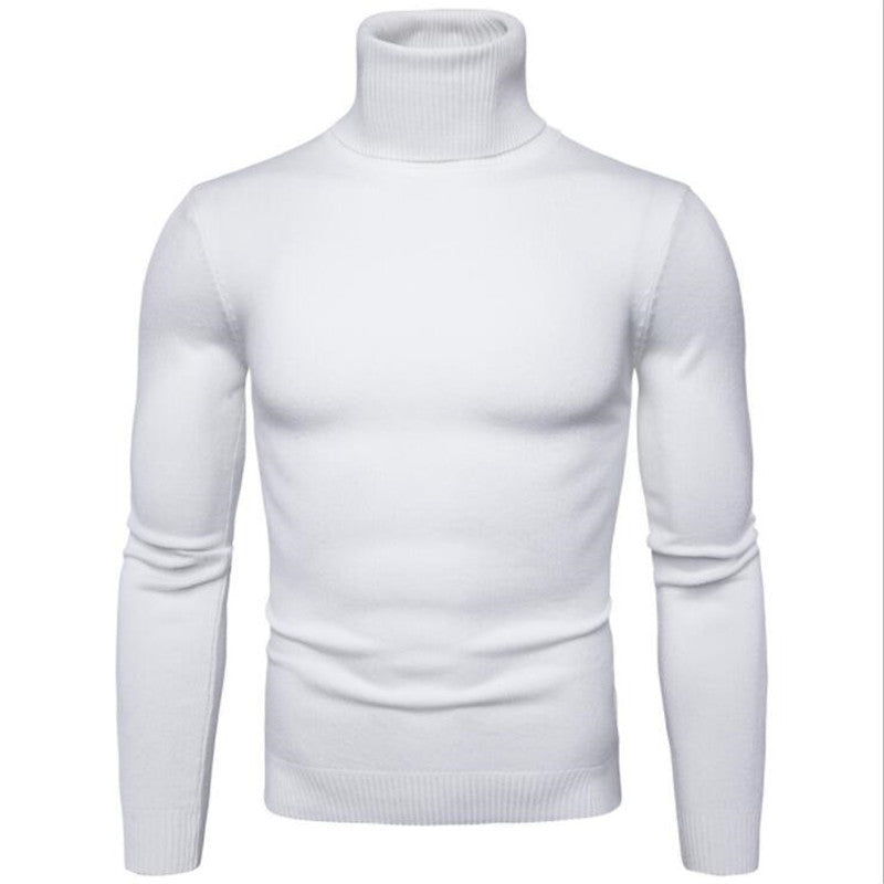 Durable and soft men's knitwear: the Merino wool turtleneck