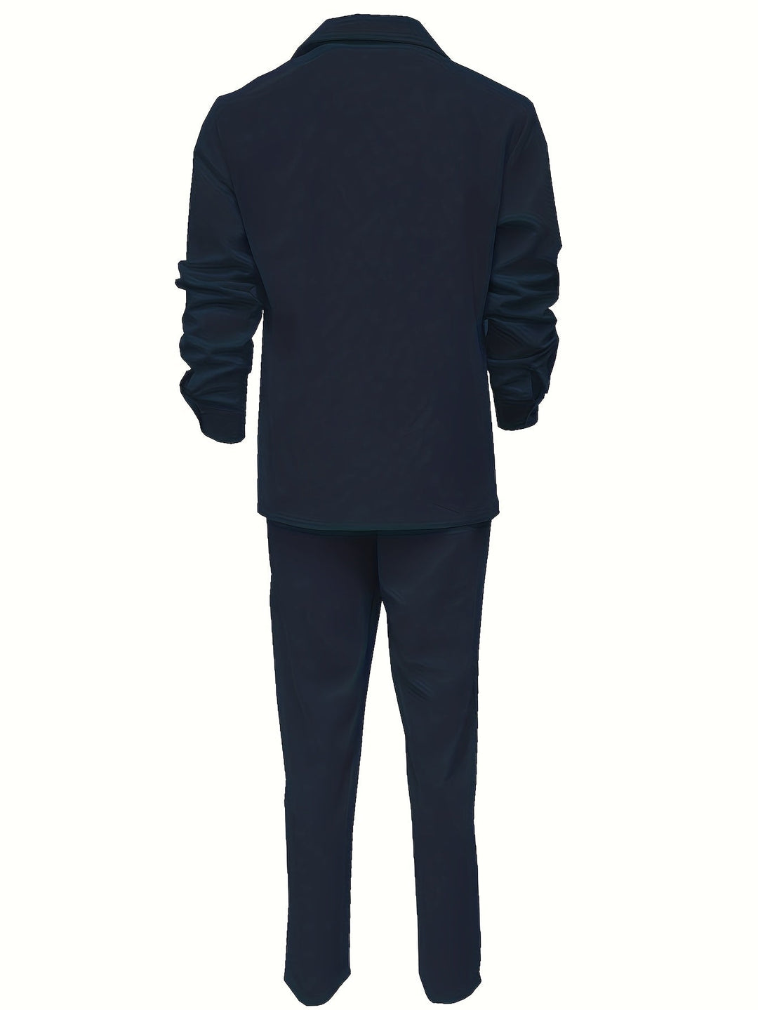Perfect men's summer outfit: a lightweight, breathable linen blend two-piece set for comfort & style.