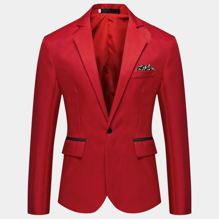 Comfortable men's modern blazer for all-day wear. Stylish yet relaxed men's jacket, ideal for versatile fashion.