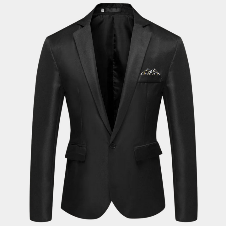 Sophisticated men's modern blazer for a professional look. Ideal for business, formal wear, or stylish men's fashion.