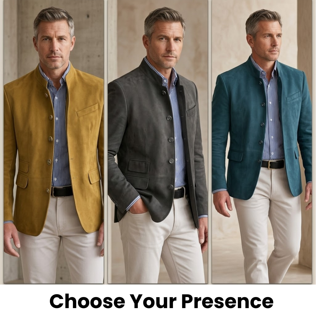 Stylish men's cardigan in a modern design, ideal for a comfortable fall outfit or versatile fashion.