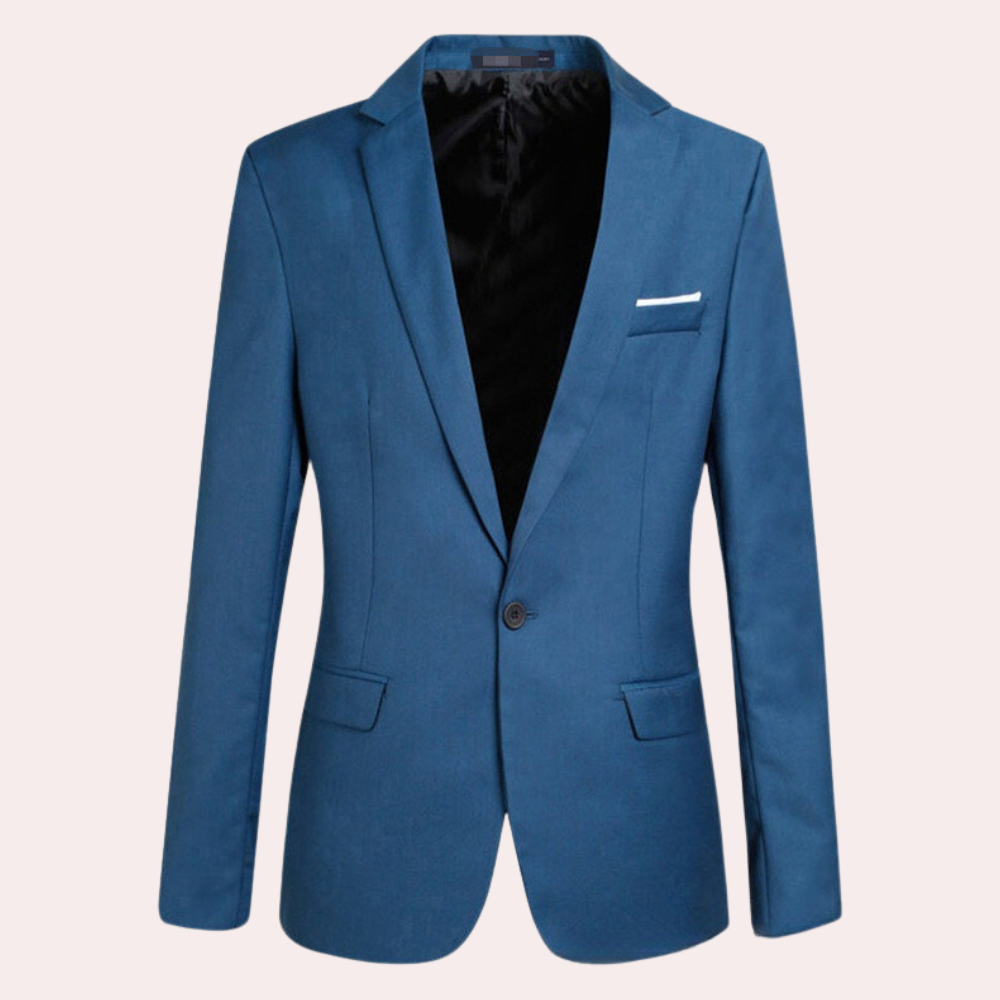 Men's versatile modern casual blazer, a contemporary jacket for diverse occasions. Effortless and fashionable outerwear.