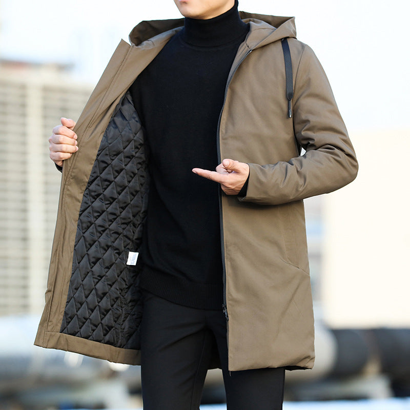 Versatile men's winter jacket. Stay warm & stylish with this chic, modern casual outerwear.