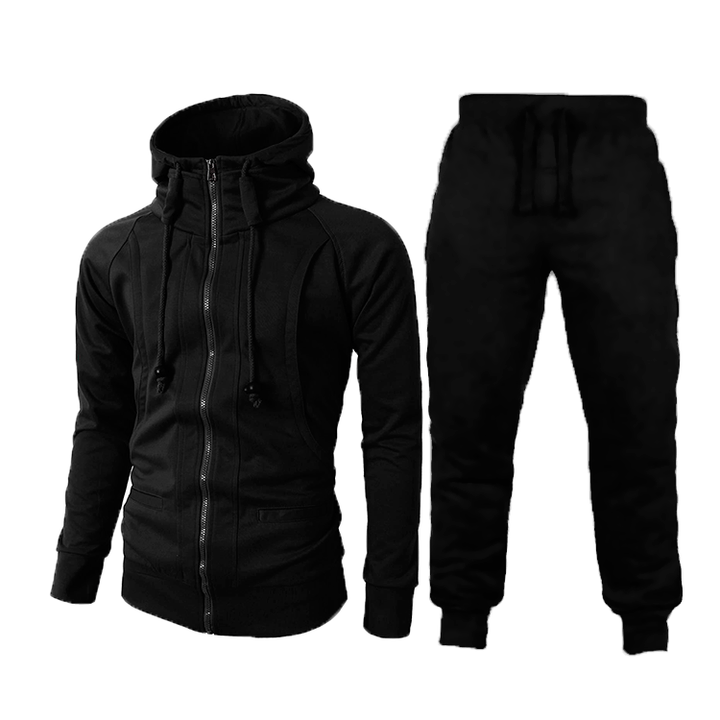 Men's modern cut sports suit with practical pockets, ideal for gym, jogging, or casual wear.