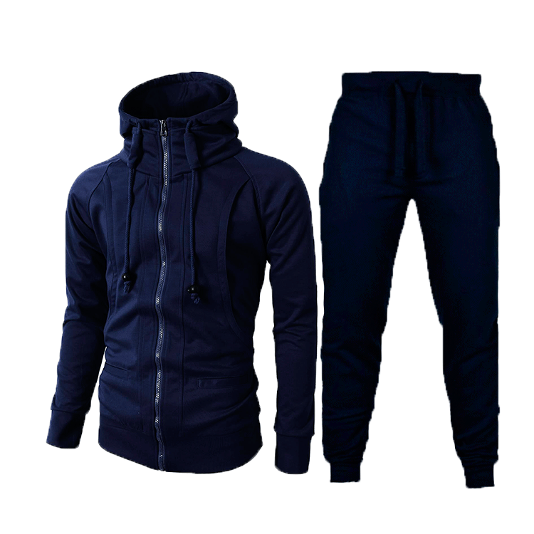 Athletic men's tracksuit, modern fit, perfect for sports, gym workouts, or comfortable activewear.