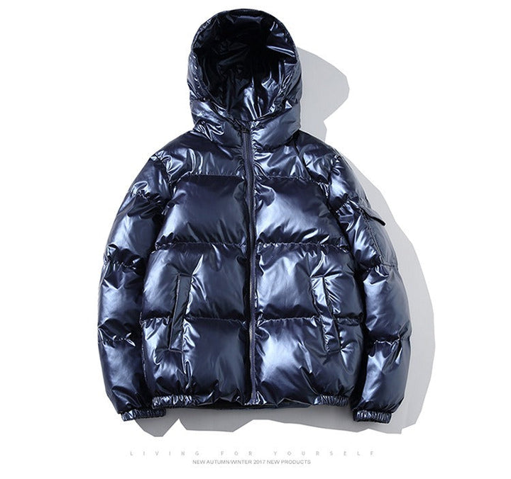 Comfortable men's casual jacket with a sleek stand collar. Versatile outerwear for daily minimalist fashion.
