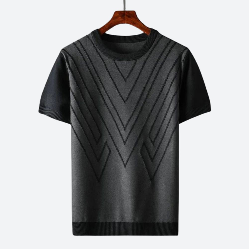 Sleek design men's luxury short-sleeve t-shirt, a premium top for modern fashion and everyday comfort.