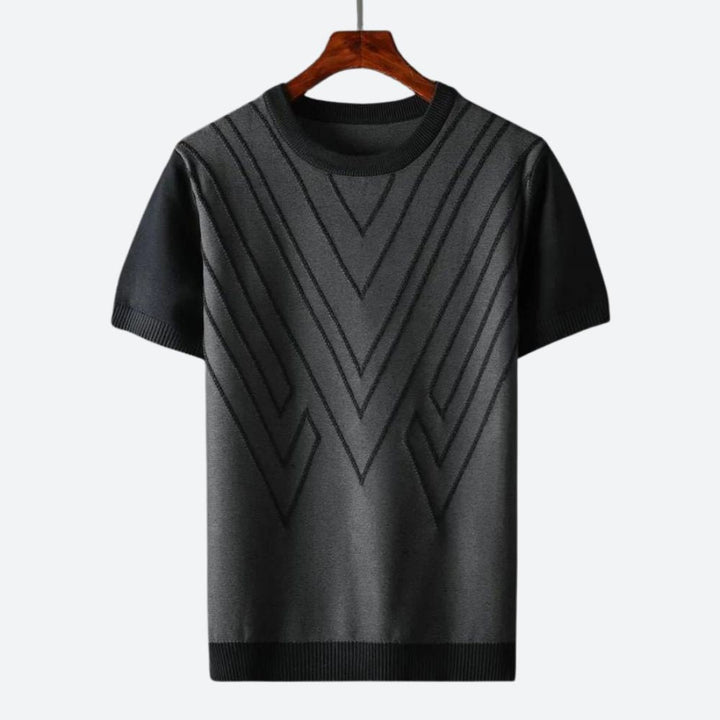 Sleek design men's luxury short-sleeve t-shirt, a premium top for modern fashion and everyday comfort.