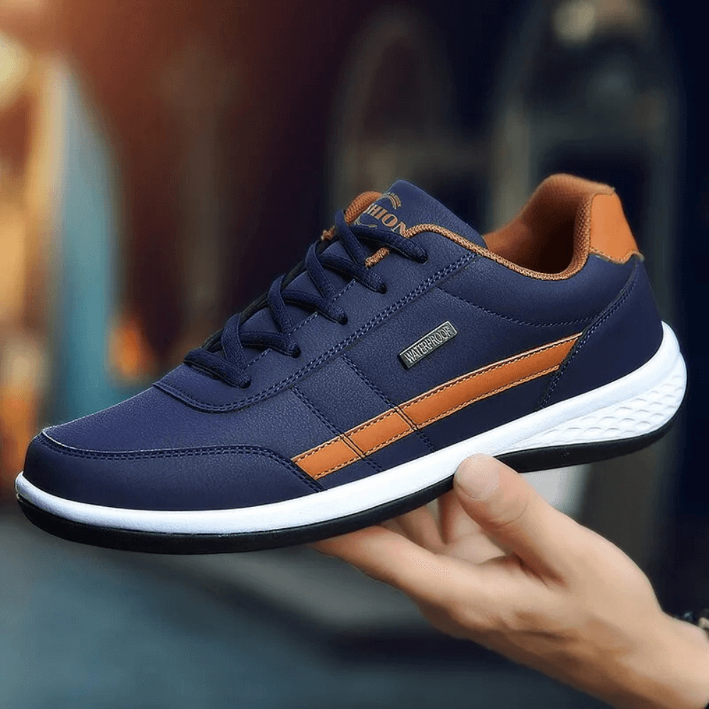 Ergonomic men's walking shoes, providing superior comfort and orthopaedic support all day.