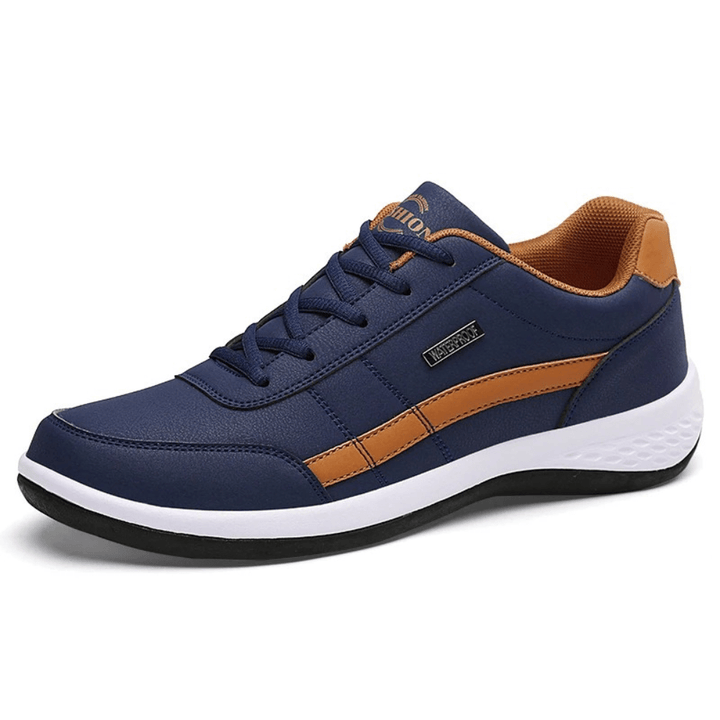 Men's supportive walking shoes, offering orthopaedic comfort for daily activities.