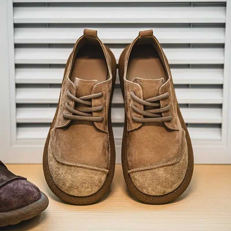 Men's orthopedic comfort shoes, offering all-day foot support and stylish daily wear.