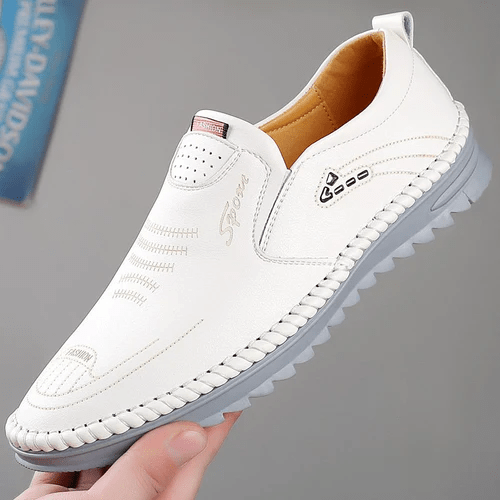 Orthopedic men's walking shoes offering arch support & pain relief, engineered for ultimate comfort & stability.