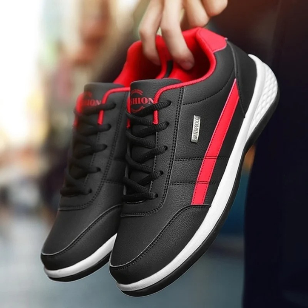 Breathable men's orthopedic sneakers, providing excellent support & cushioning for active daily use.