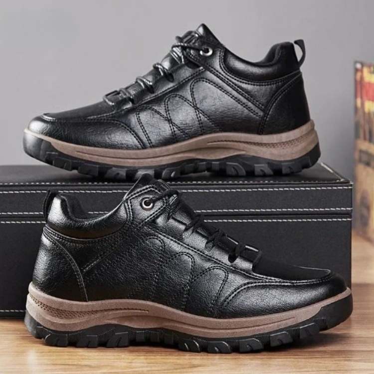 Shop men's orthopedic footwear: ideal hiking shoes with enhanced support and a stable, non-slip sole.