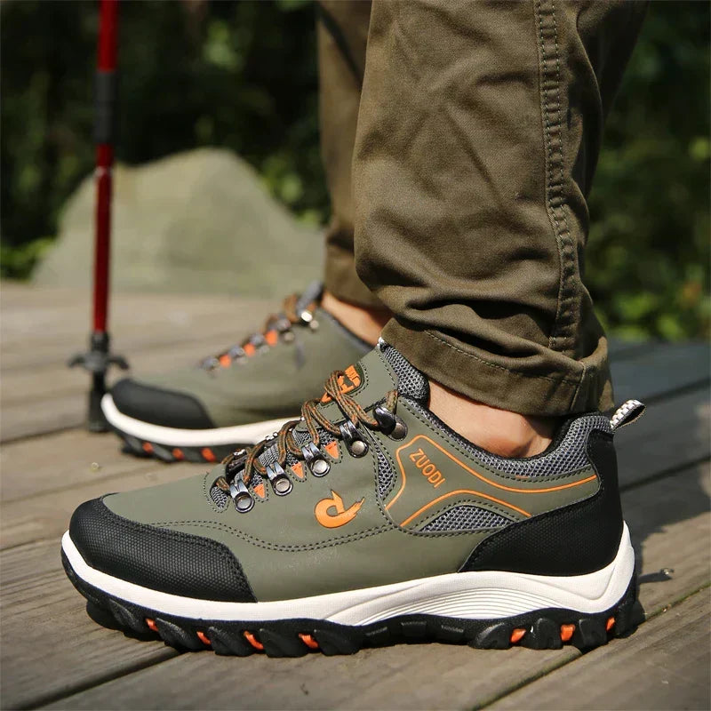 Men's orthopedic walking shoes, supportive & comfortable for all-season wear. Ideal for foot support.