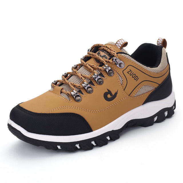 Comfortable men's casual walking shoes with orthopedic support, perfect for year-round wear & outdoor activities.