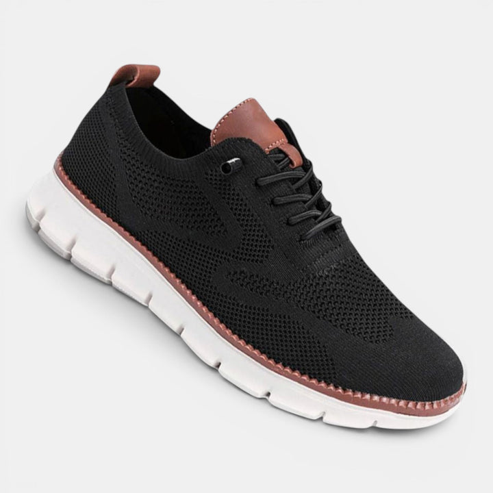 Men's active footwear, combining breathability, anti-slip features, and crucial arch support.