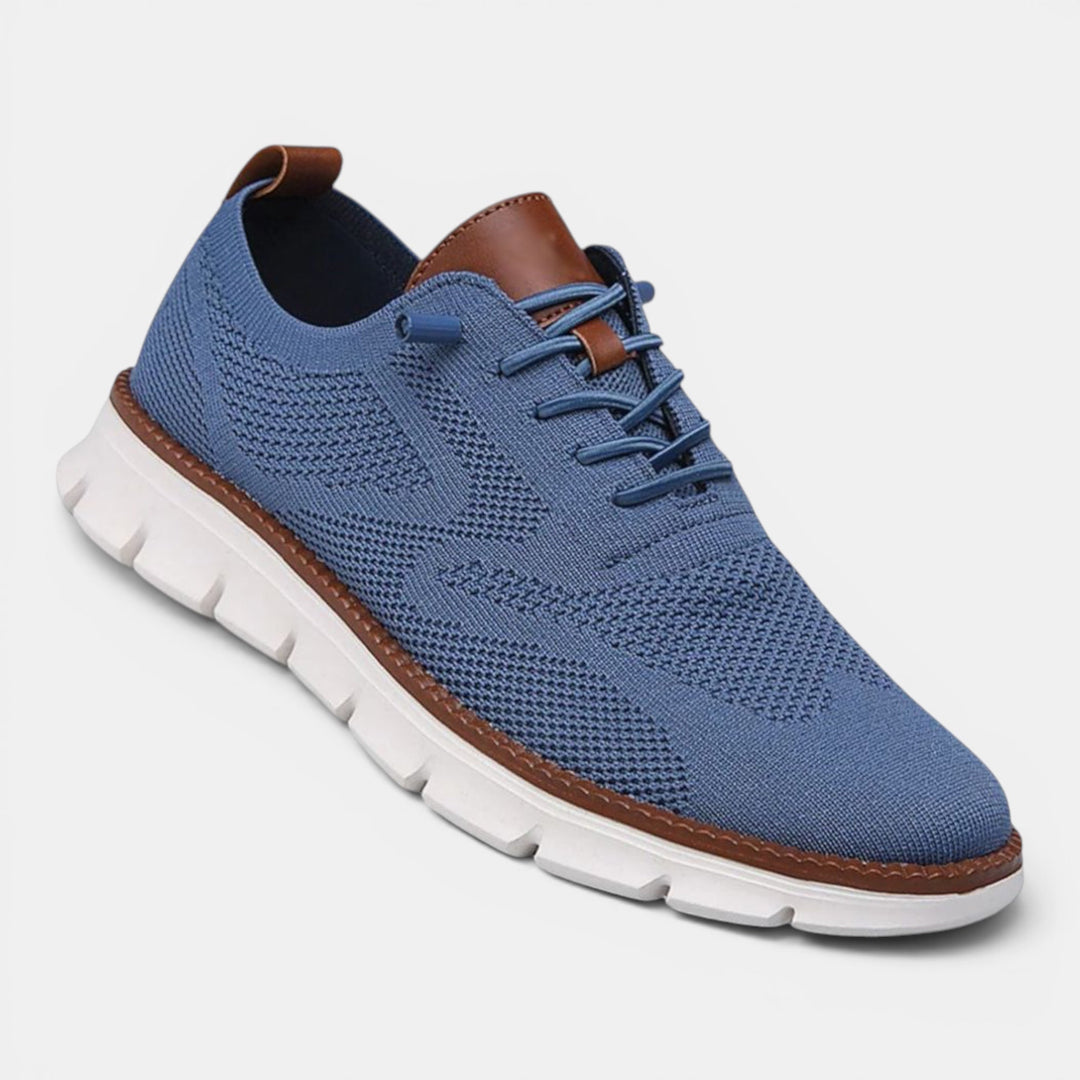 Men's orthopedic arch support walking shoes, designed for comfort and stability during active wear.