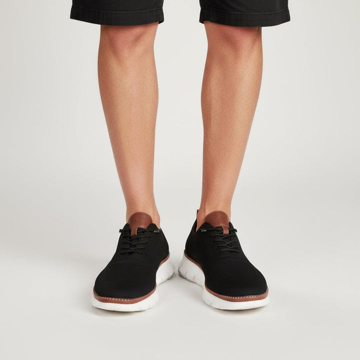 Supportive men's orthopedic footwear for active daily wear, with advanced arch support.