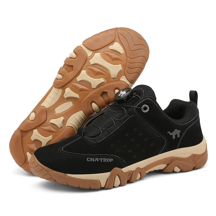 Stylish men's orthopedic walking shoes, providing cushioned comfort, arch support, and slip-resistant grip.