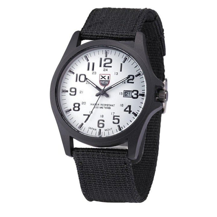 Durable outdoor watch for men featuring a comfortable, secure silicone strap.