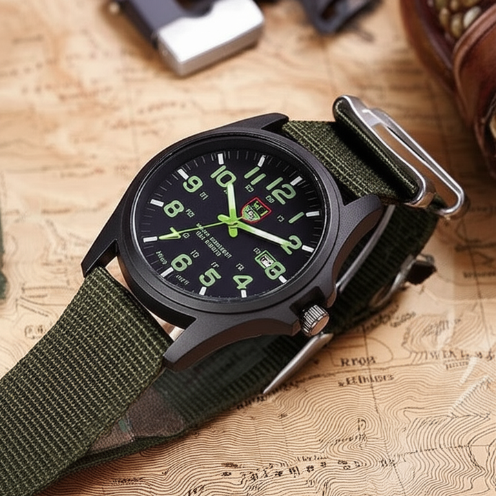 Essential adventurer's watch: a reliable and rugged men's timepiece for any challenge.