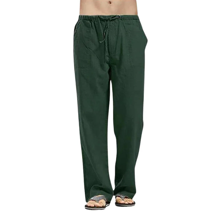 Oversized fit men's summer pants, highly breathable with a relaxed wide leg. Essential for comfort & style.