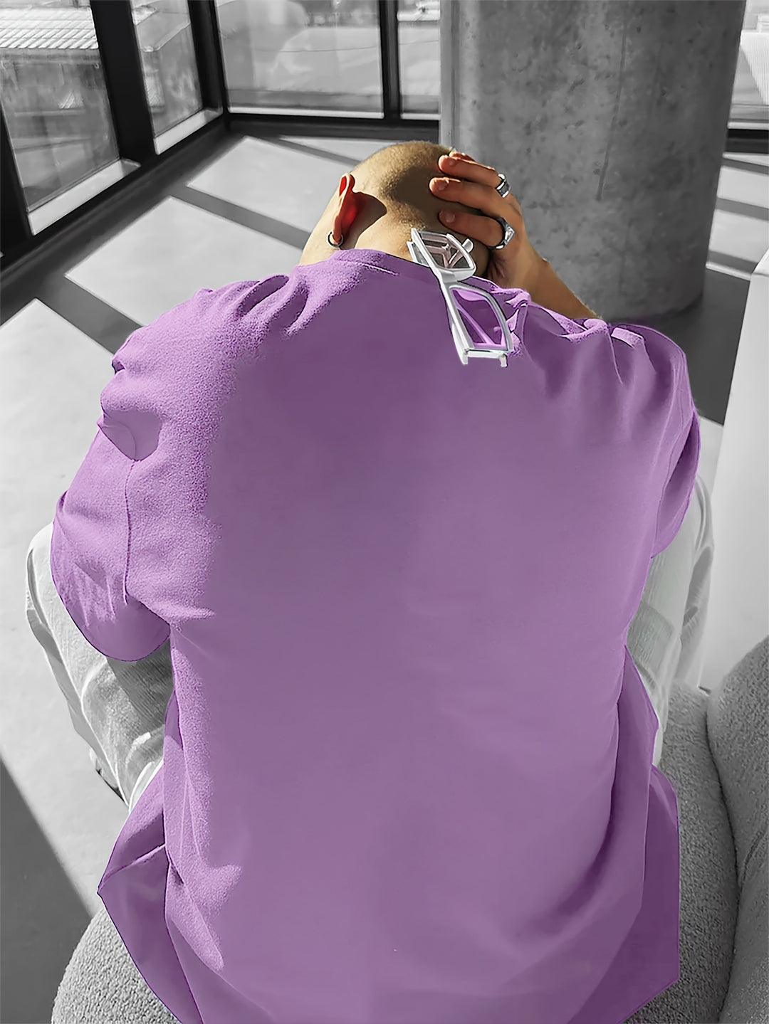 Short sleeve graphic tee for men, perfect for summer fashion with its eye-catching rose print.