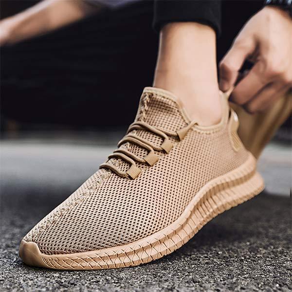 Advanced sole on men's performance running shoes, ultimate comfort & traction.