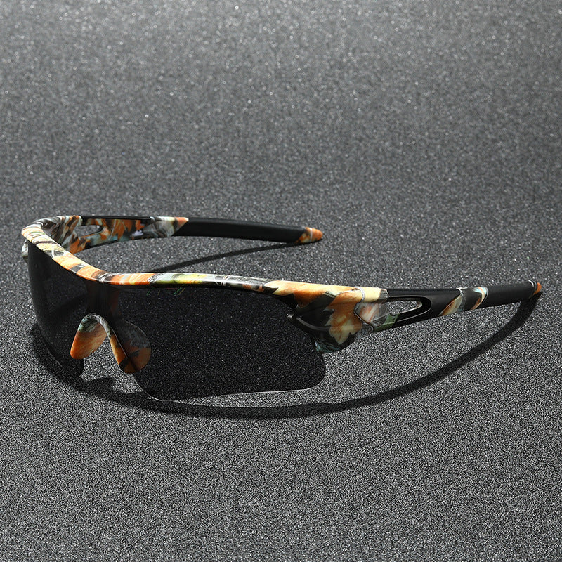 Men's active lifestyle sunglasses, polarized for outdoor sports, cycling, running, and UV protection.