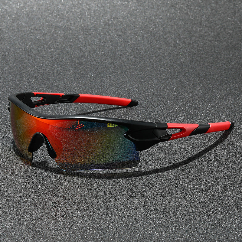 High-performance men's sport sunglasses, polarized for running, cycling, fishing, & UV protection.