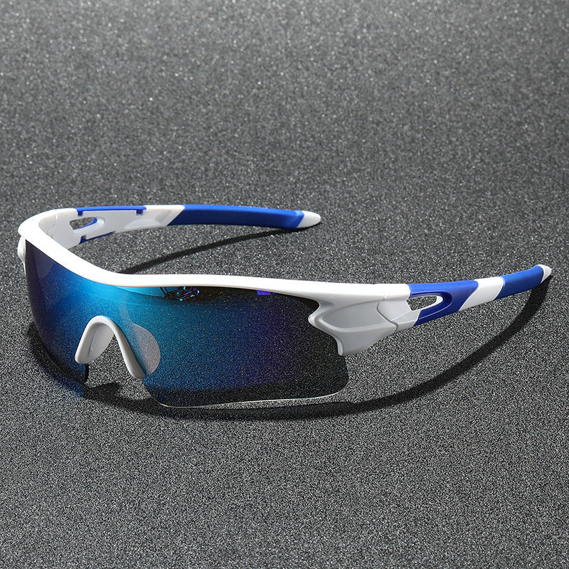 Durable men's sports eyewear for cycling & running, polarized for active outdoor use.