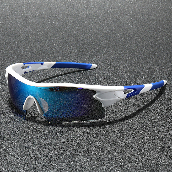 Durable men's sports eyewear for cycling & running, polarized for active outdoor use.
