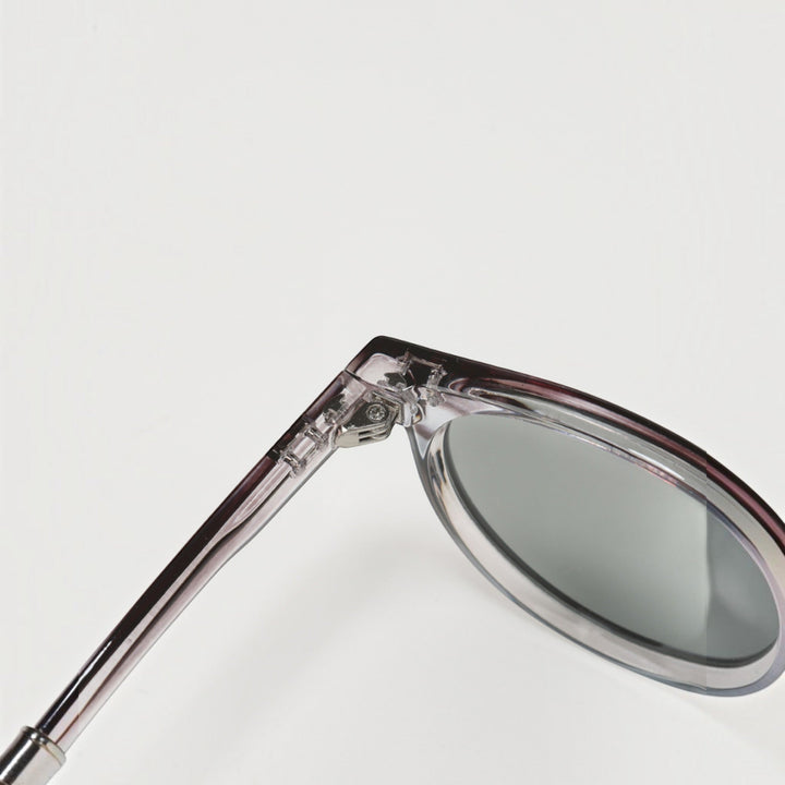 Sleek men's polarized sunglasses with dark lenses, offering 100% UV protection for stylish eyewear.